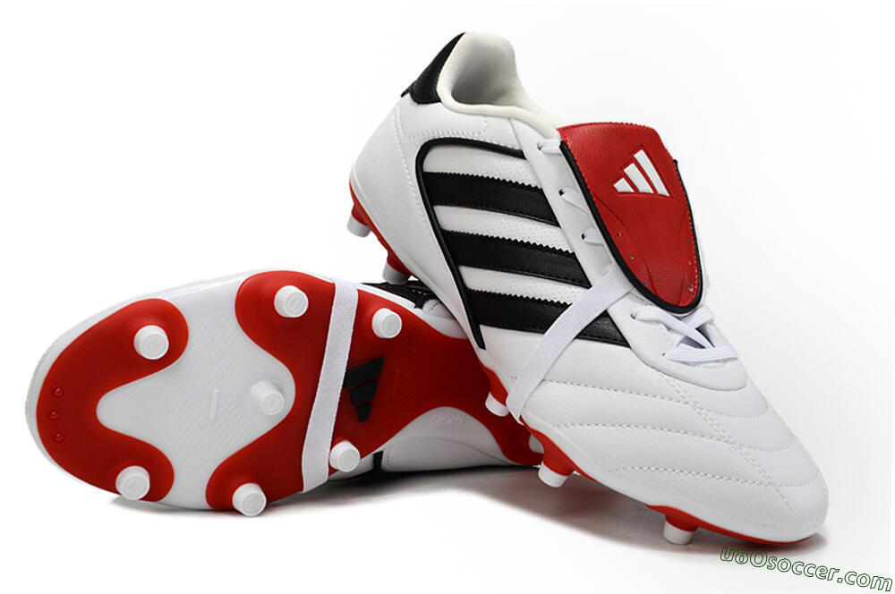 Adidas Copa Gloro 2 FG Firm Ground Soccer Cleats - White/Black/Red 3