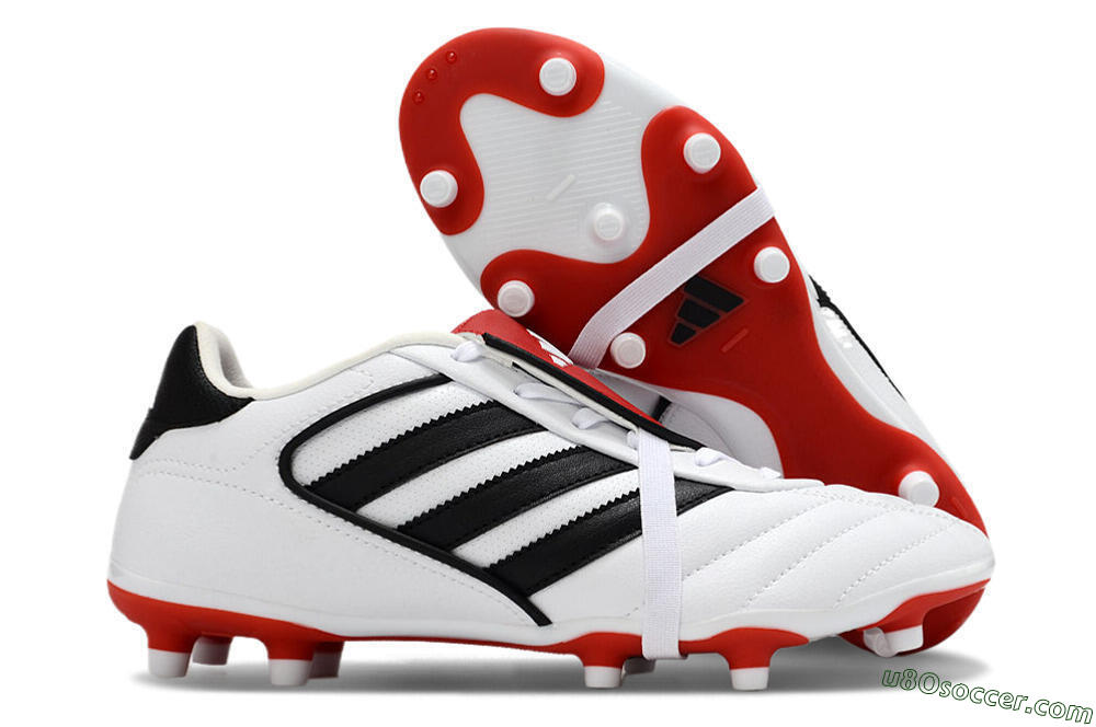 Adidas Copa Gloro 2 FG Firm Ground Soccer Cleats - White/Black/Red 1