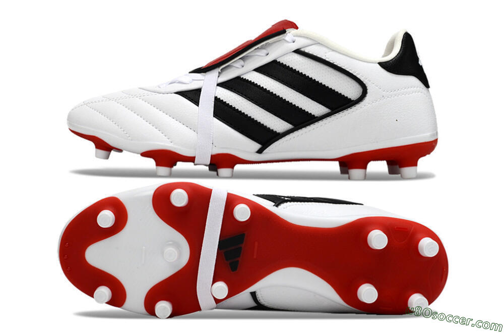 Adidas Copa Gloro 2 FG Firm Ground Soccer Cleats - White/Black/Red 0