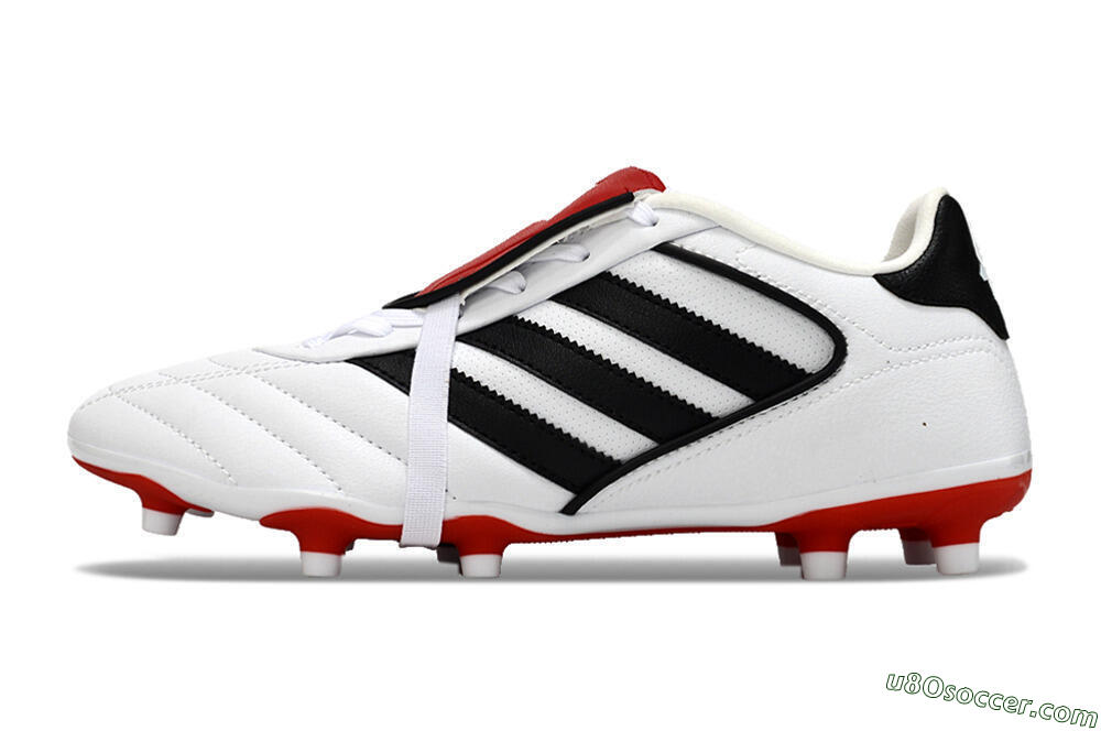 Adidas Copa Gloro 2 FG Firm Ground Soccer Cleats - White/Black/Red 2