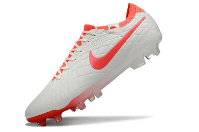 Nike Tiempo Legend 10 Elite FG Firm Ground Soccer Cleats - White/Red
