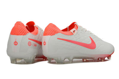 Nike Tiempo Legend 10 Elite FG Firm Ground Soccer Cleats - White/Red