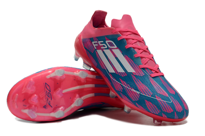 Adidas F50 Elite FG Firm Ground Soccer Cleats - Pink/Blue/White