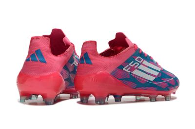 Adidas F50 Elite FG Firm Ground Soccer Cleats - Pink/Blue/White
