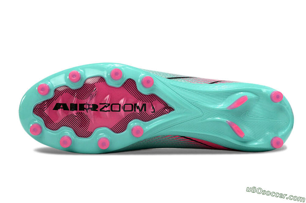 Nike Air Zoom Mercurial Superfly 10 Elite AG Artificial Grass Soccer Cleats - Green/Pink/Black 7