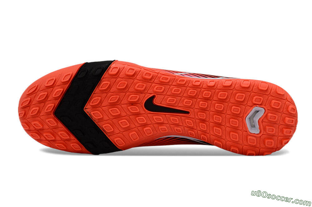 Nike Air Zoom Mercurial Vapor 16 Elite TF Artificial Turf Soccer Shoes - Red/Black/White 7