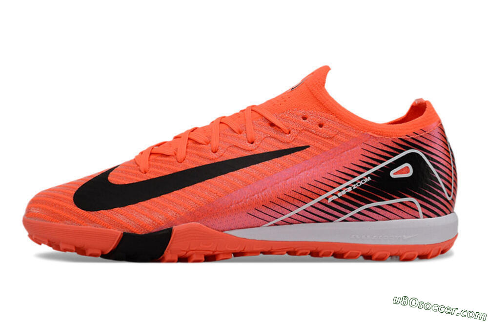 Nike Air Zoom Mercurial Vapor 16 Elite TF Artificial Turf Soccer Shoes - Red/Black/White 2