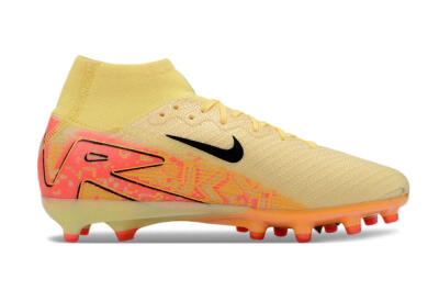 Nike Air Zoom Mercurial Superfly 10 Elite AG Artificial Grass Soccer Cleats - Yellow/Pink/Black
