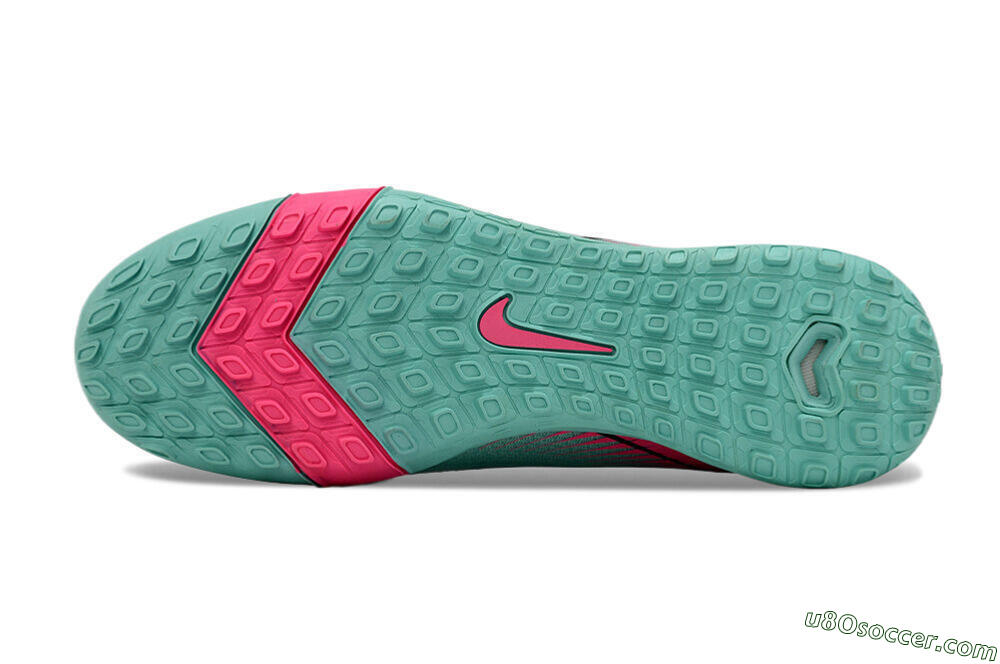 Nike Air Zoom Mercurial Superfly 10 Elite TF Artificial Turf Soccer Shoes - Green/Pink/Black 7