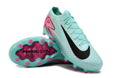 Nike Air Zoom Mercurial Vapor 16 Elite AG Artificial Grass Soccer Cleats - Green/Pink/Black