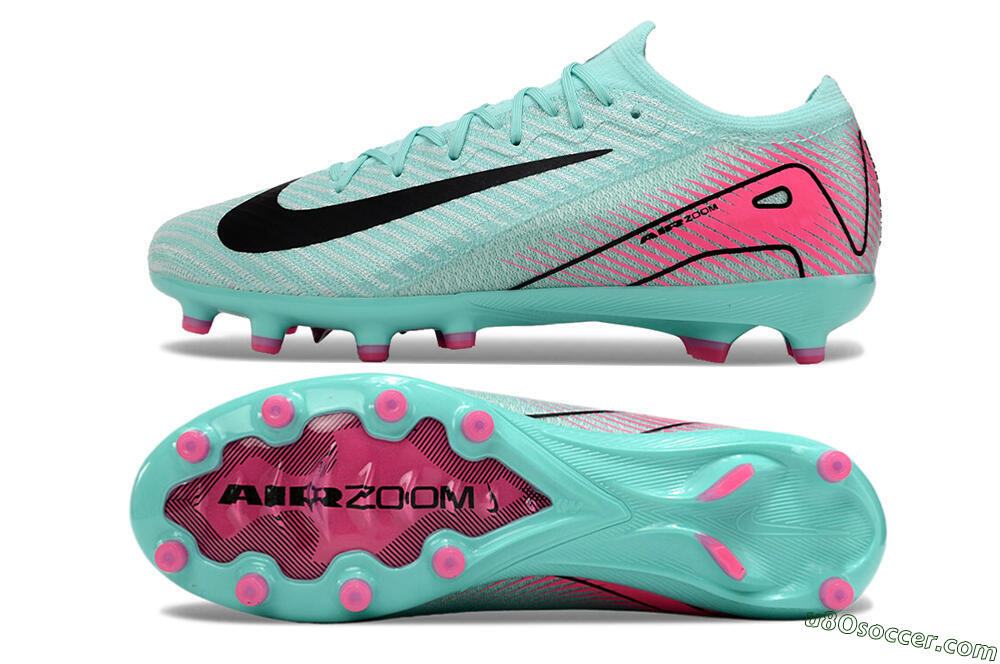 Nike Air Zoom Mercurial Vapor 16 Elite AG Artificial Grass Soccer Cleats - Green/Pink/Black 0