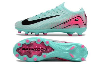 Nike Air Zoom Mercurial Vapor 16 Elite AG Artificial Grass Soccer Cleats - Green/Pink/Black