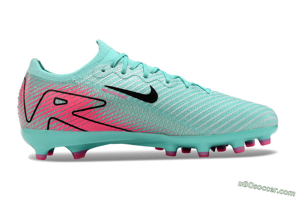 Nike Air Zoom Mercurial Vapor 16 Elite AG Artificial Grass Soccer Cleats - Green/Pink/Black 4