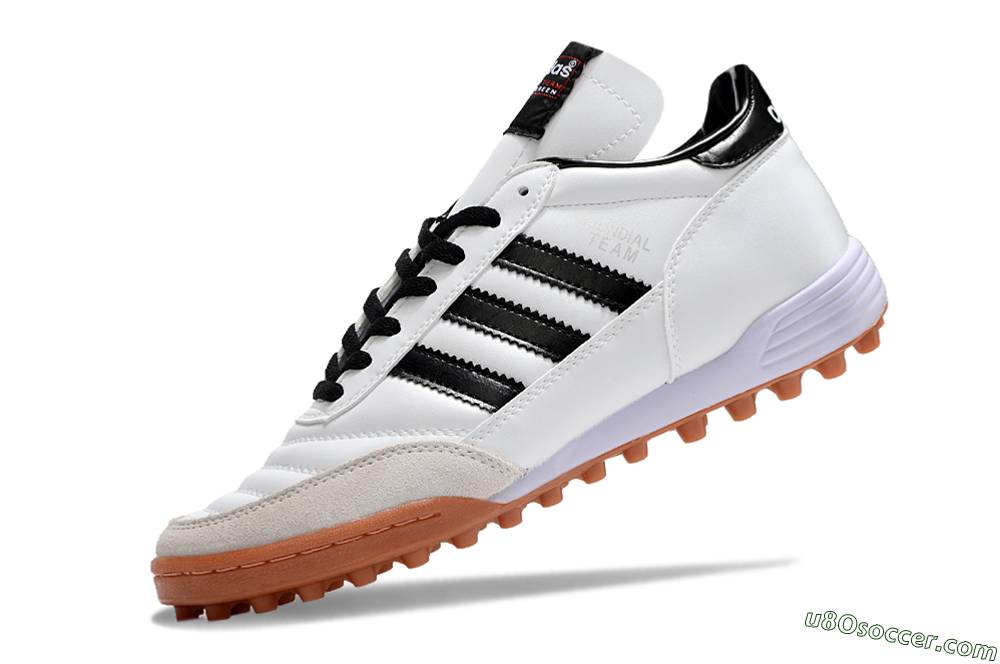 Adidas Mundial Team Astro TF Artificial Turf Soccer Shoes - Black/White 3