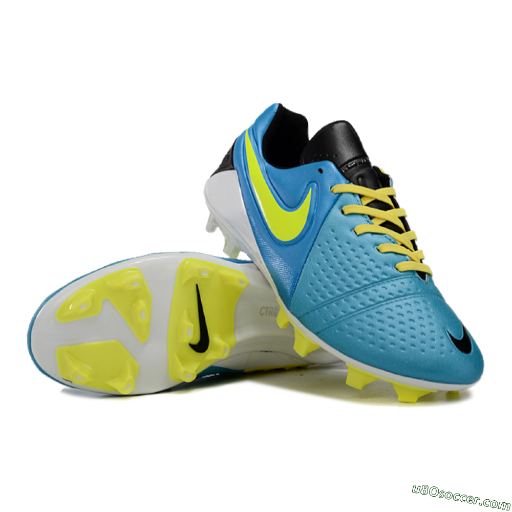 Nike CTR360 Maestri III FG Firm Ground Soccer Cleats - Blue/Yellow/Black 3