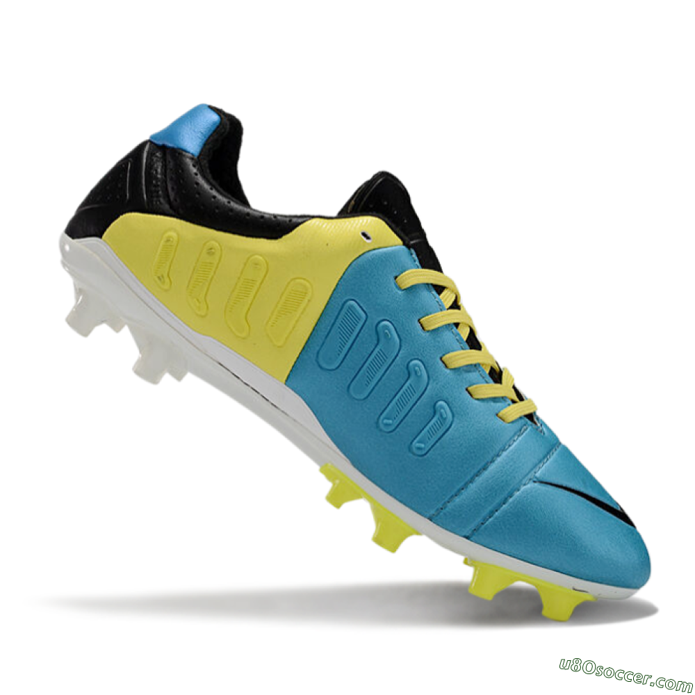 Nike CTR360 Maestri III FG Firm Ground Soccer Cleats - Blue/Yellow/Black 4