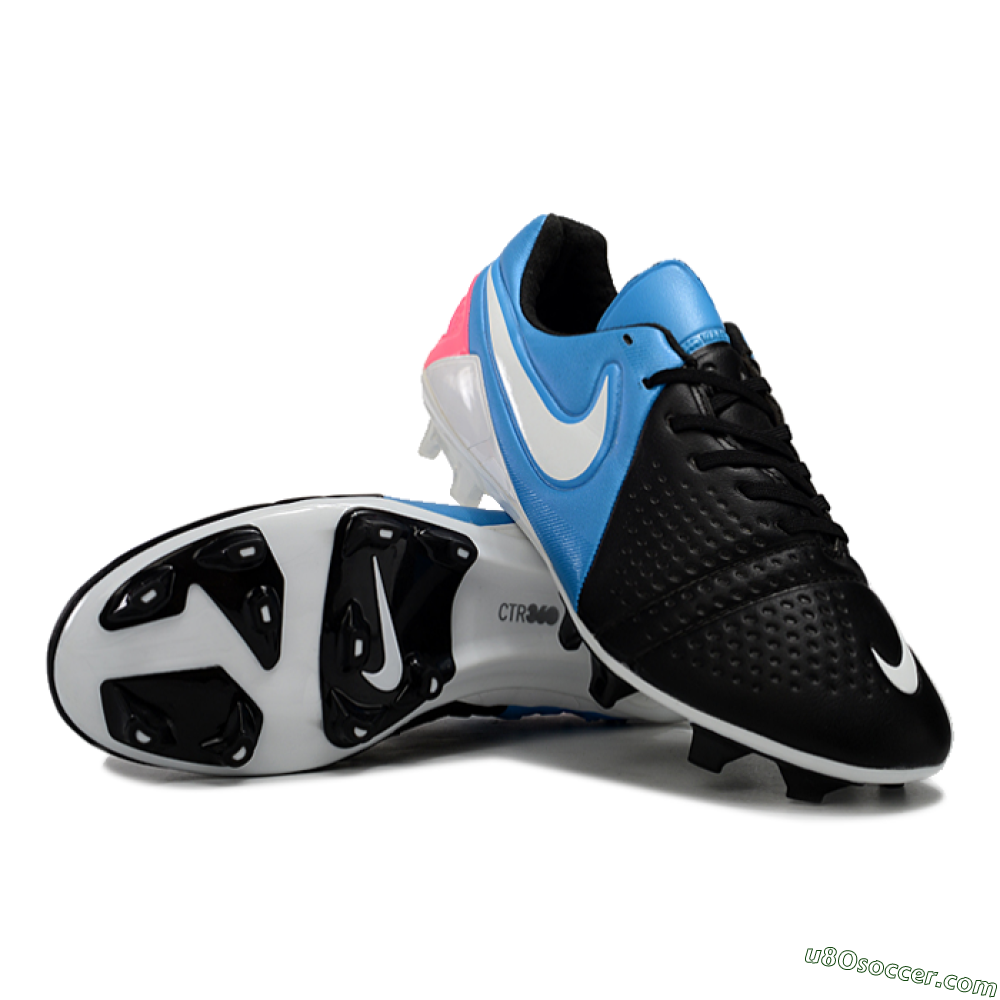 Nike CTR360 Maestri III FG Firm Ground Soccer Cleats - Blue/Black/Pink 3