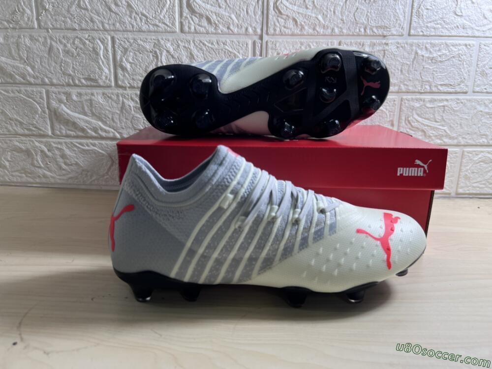 Puma Future Z 1.3 Instinct FG Firm Ground Soccer Cleats - Grey/White