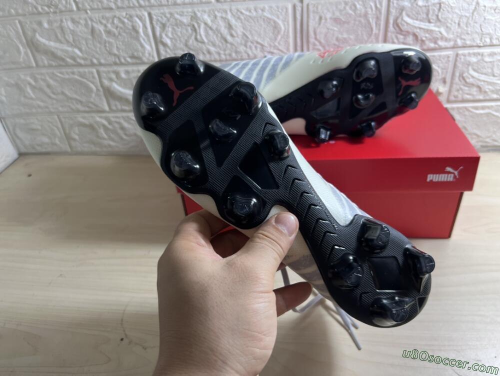 Puma Future Z 1.3 Instinct FG Firm Ground Soccer Cleats - Grey/White