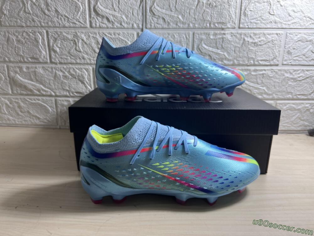 Adidas X Speedportal.1 FG Firm Ground Soccer Cleats - Blue/Pink
