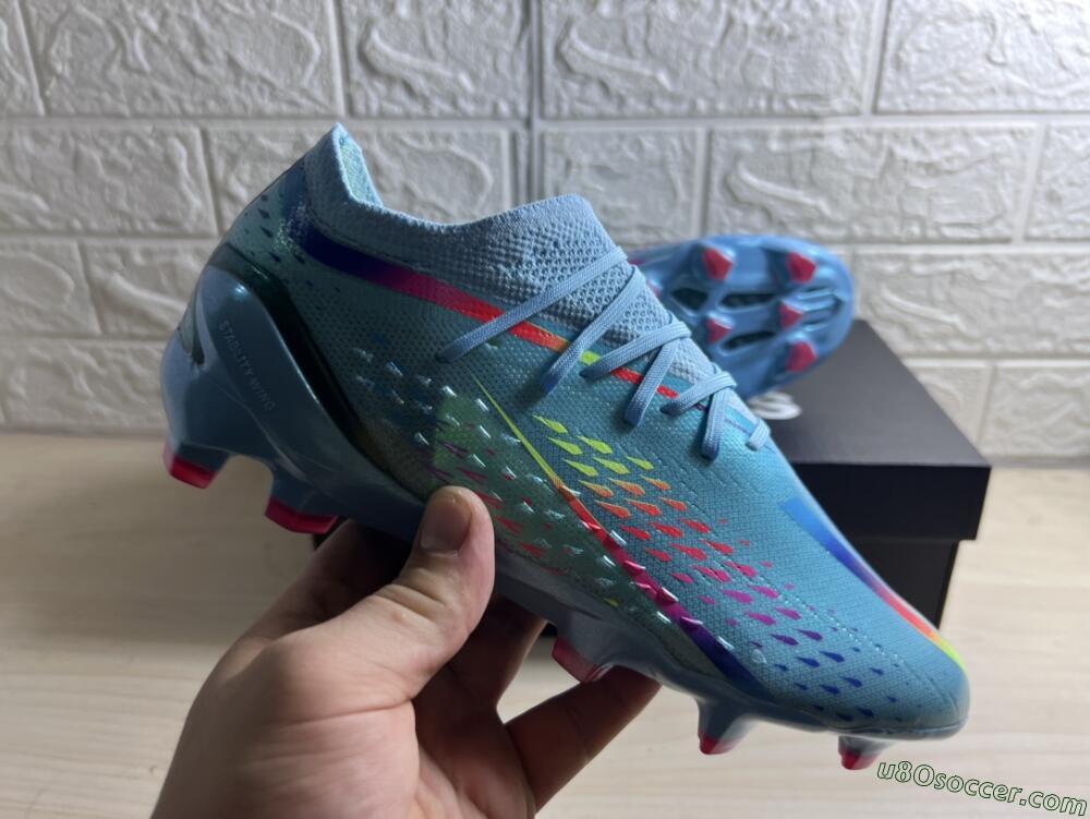 Adidas X Speedportal.1 FG Firm Ground Soccer Cleats - Blue/Pink