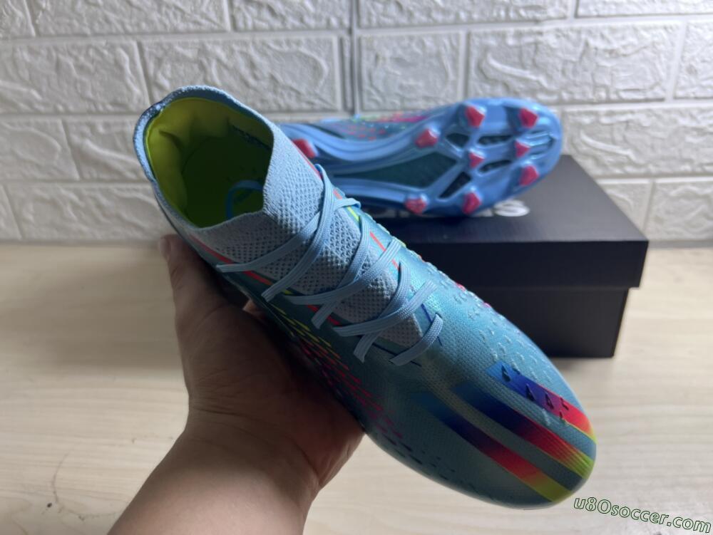 Adidas X Speedportal.1 FG Firm Ground Soccer Cleats - Blue/Pink