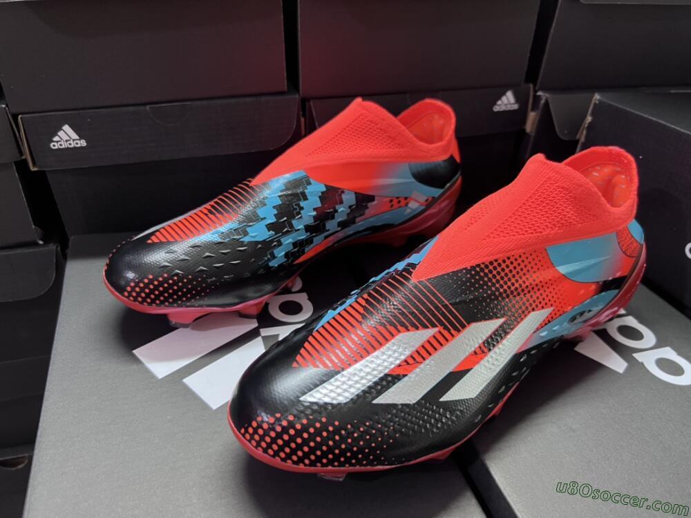 Adidas X Speedportal+ FG Firm Ground Soccer Cleats - Orange/Black