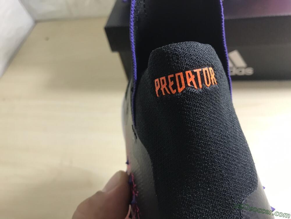 Adidas Predator Freak+ TF Artificial Turf Soccer Shoes - Black/Purple/Pink