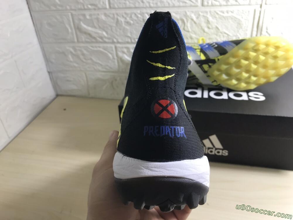 Adidas Predator Freak.1 TF Artificial Turf Soccer Shoes - Yellow/Black/Blue