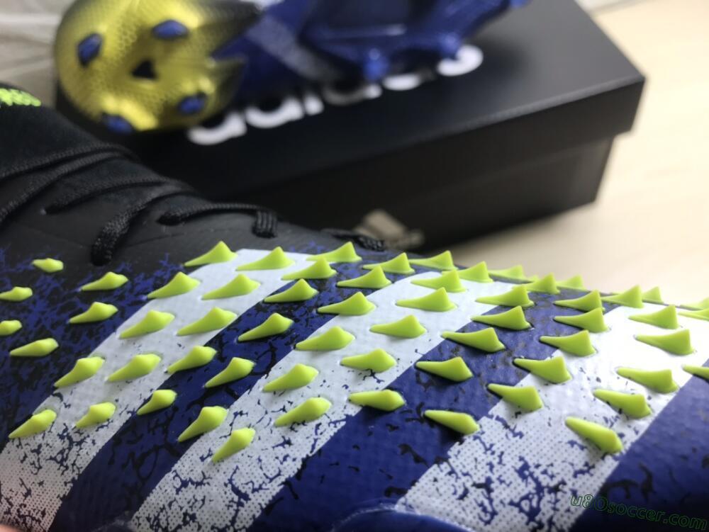 Adidas Predator Freak.1 FG Firm Ground Soccer Cleats - Black/Blue/White
