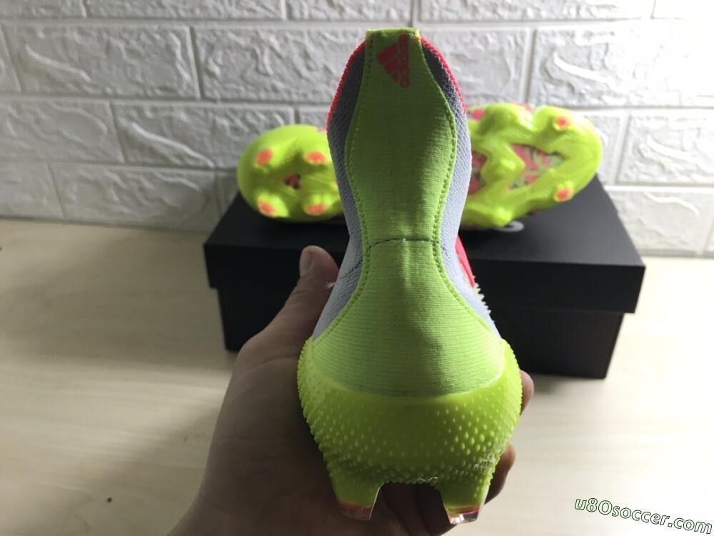 Adidas Predator Freak.1 FG Firm Ground Soccer Cleats - Grey/Yellow/Orange