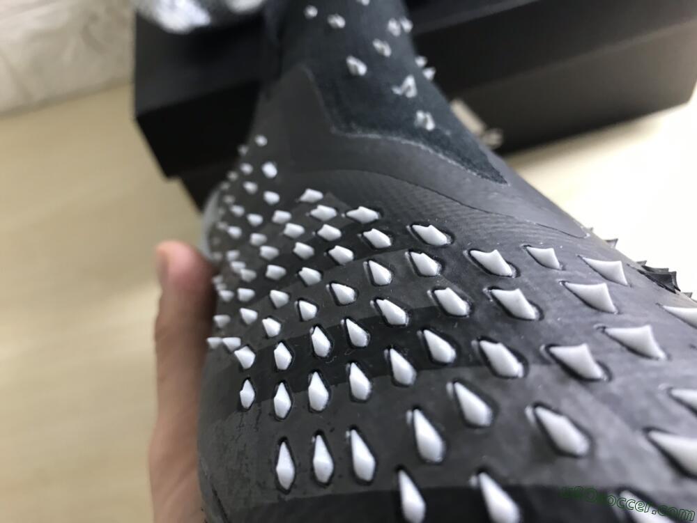 Adidas Predator Freak+ FG Firm Ground Soccer Cleats - Black/Siliver