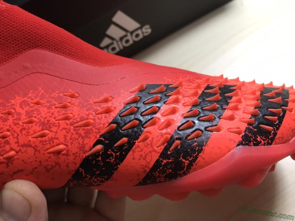 Adidas Predator Freak+ TF Artificial Turf Soccer Shoes - Orange/Black