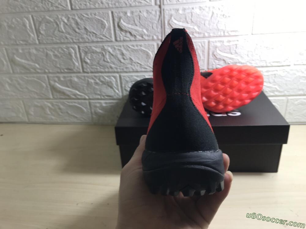 Adidas Predator Freak+ TF Artificial Turf Soccer Shoes - Orange/Black