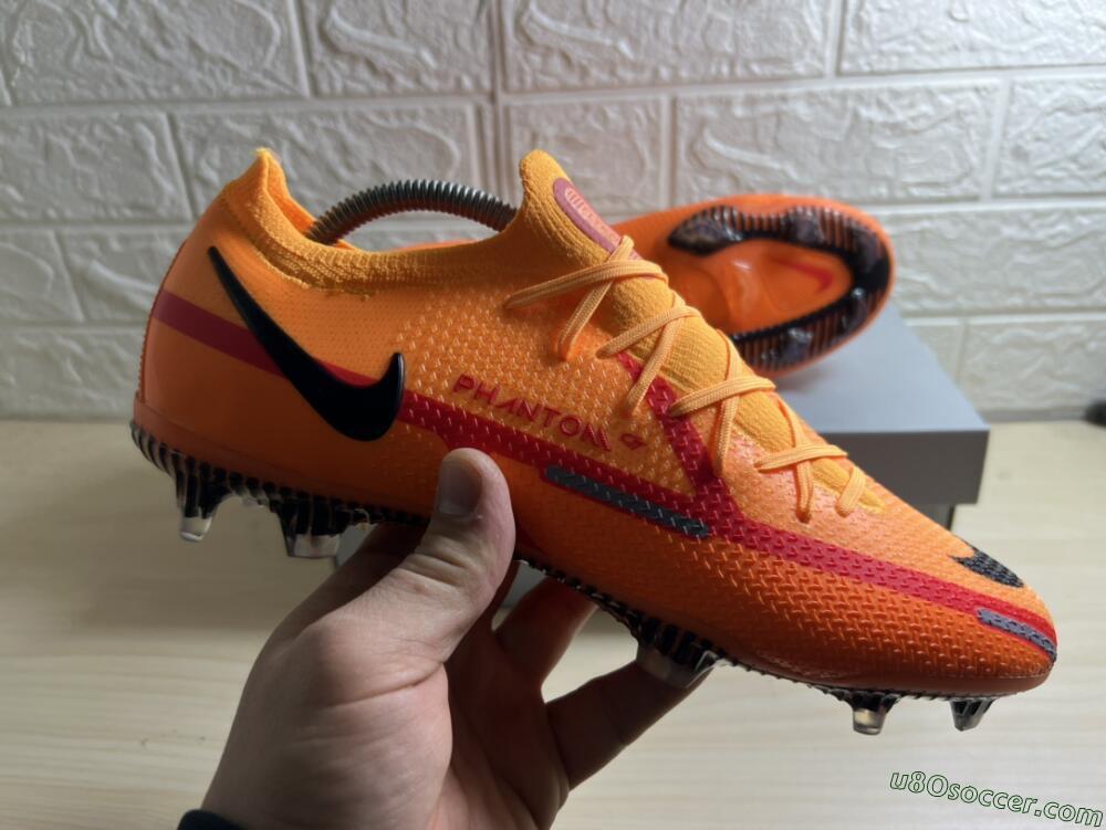 Nike Phantom GT 2 Elite FG Firm Ground Soccer Cleats - Orange/Black