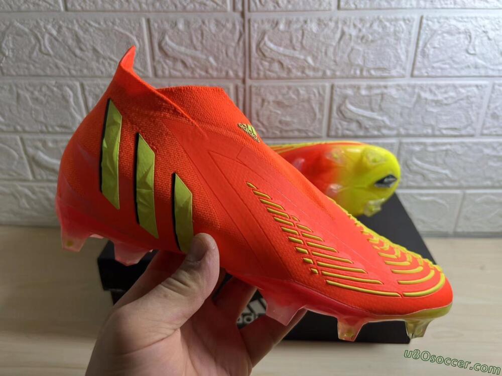 Adidas Predator Edge.1 Low FG Firm Ground Soccer Cleats - Orange/Yellow