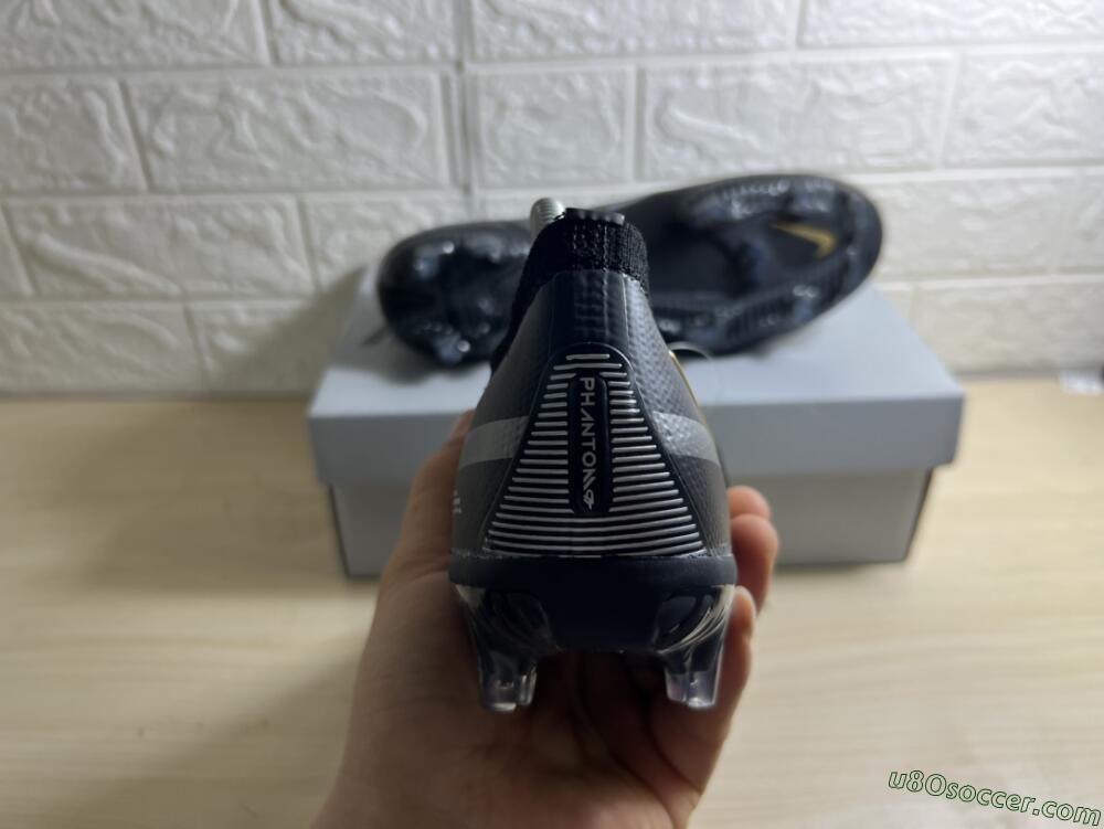 Nike Phantom GT 2 FG Firm Ground Soccer Cleats - Black/Silver/Gold