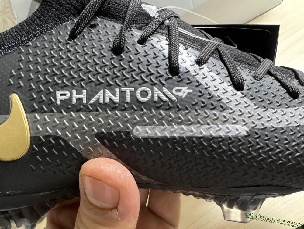 Nike Phantom GT 2 DF FG Firm Ground Soccer Cleats - Black/Silver/Gold