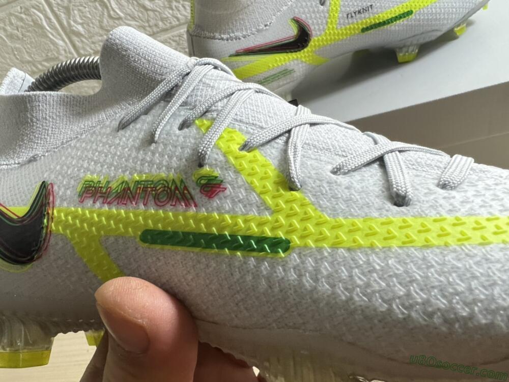 Nike Phantom GT 2 DF Elite FG Firm Ground Soccer Cleats - White/Green