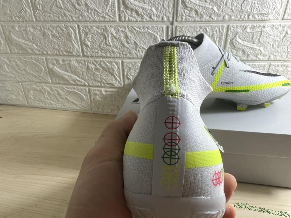 Nike Phantom GT 2 DF Elite FG Firm Ground Soccer Cleats - White/Green
