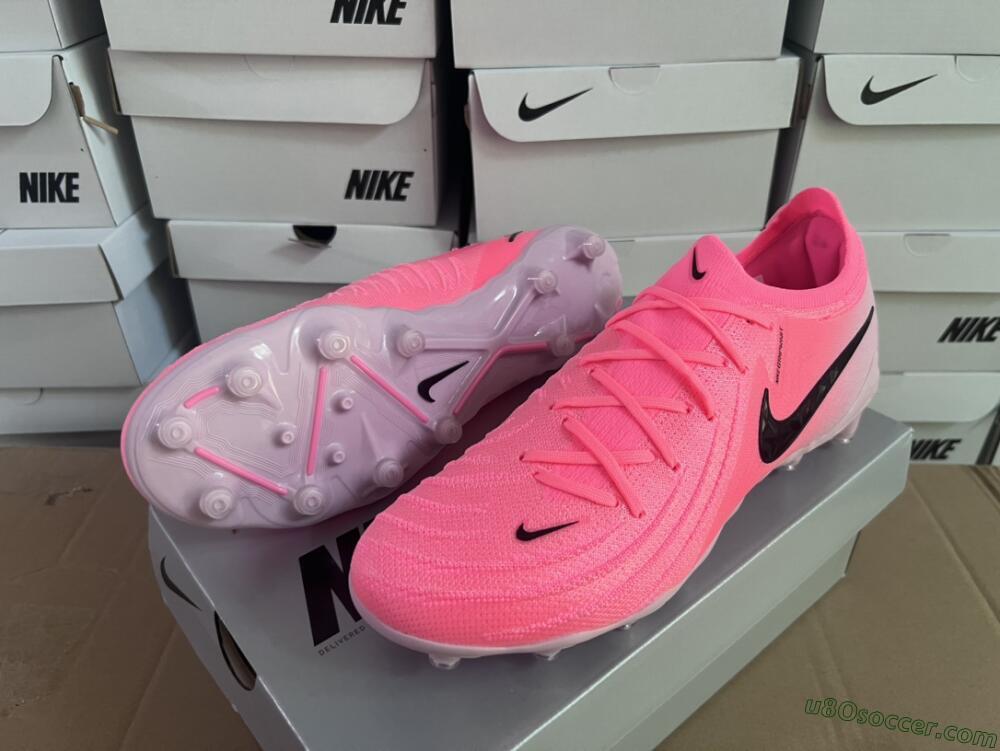 Nike Phantom Luna Elite AG Artificial Grass Soccer Cleats - Pink/Black/White