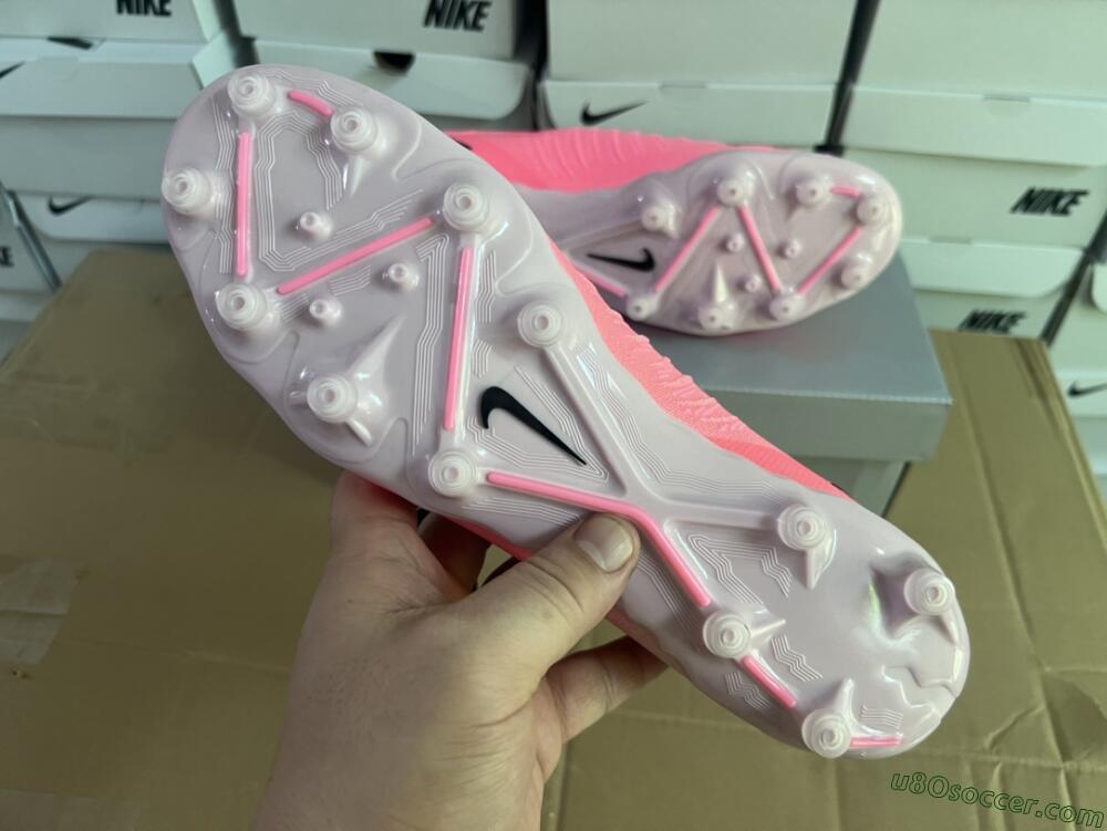 Nike Phantom Luna Elite AG Artificial Grass Soccer Cleats - Pink/Black/White