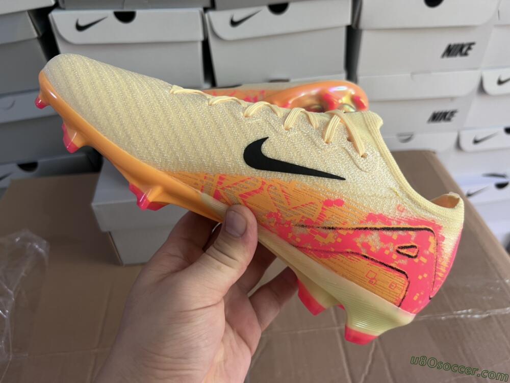 Nike Air Zoom Mercurial Vapor 16 Elite FG Firm Ground Soccer Cleats - Yellow/Black/Pink