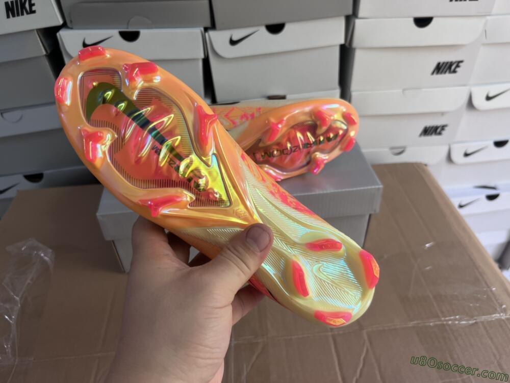 Nike Air Zoom Mercurial Vapor 16 Elite FG Firm Ground Soccer Cleats - Yellow/Black/Pink