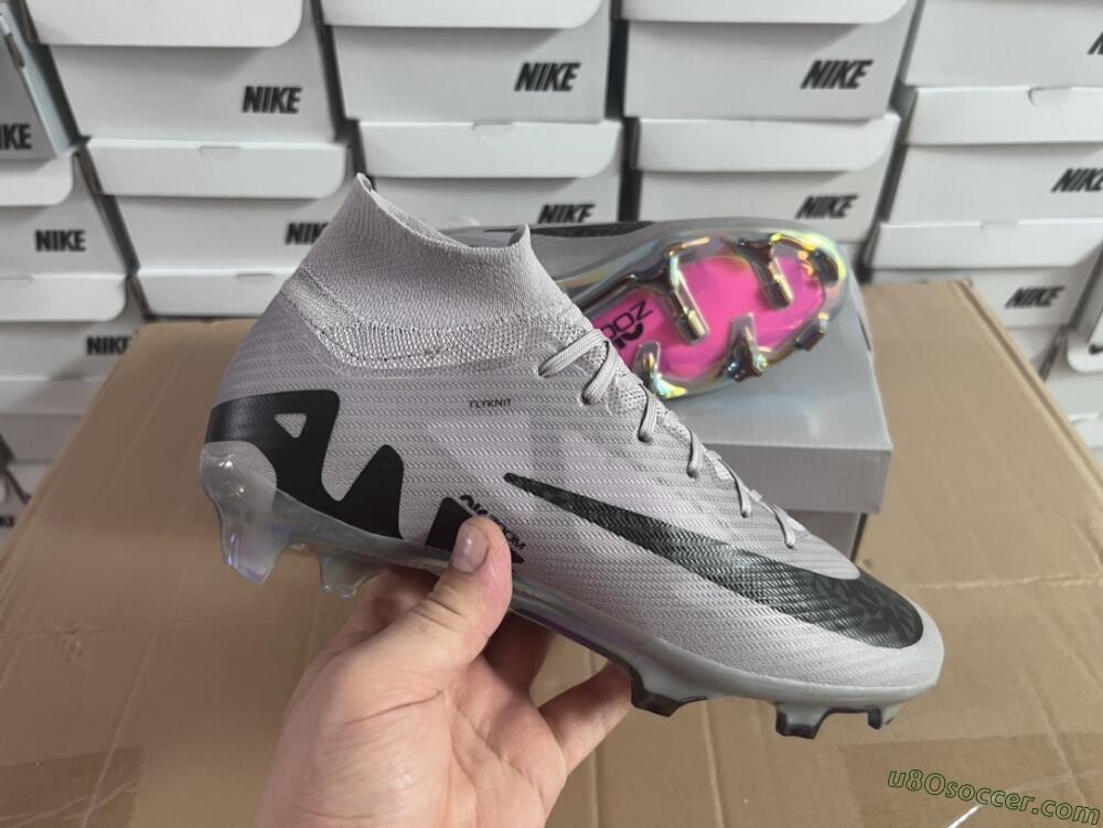Nike Air Zoom Mercurial Superfly 9 Elite FG Firm Ground Soccer Cleats - Purple/Black/Gold