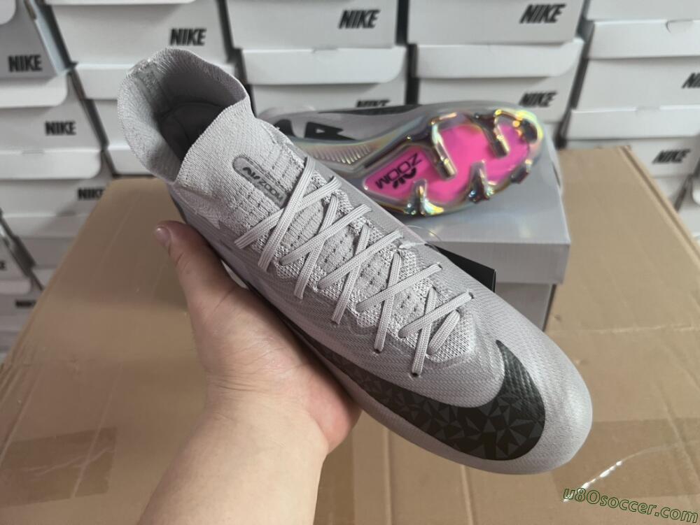 Nike Air Zoom Mercurial Superfly 9 Elite FG Firm Ground Soccer Cleats - Purple/Black/Gold