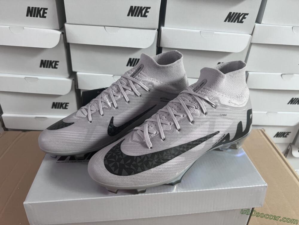 Nike Air Zoom Mercurial Superfly 9 Elite FG Firm Ground Soccer Cleats - Purple/Black/Gold