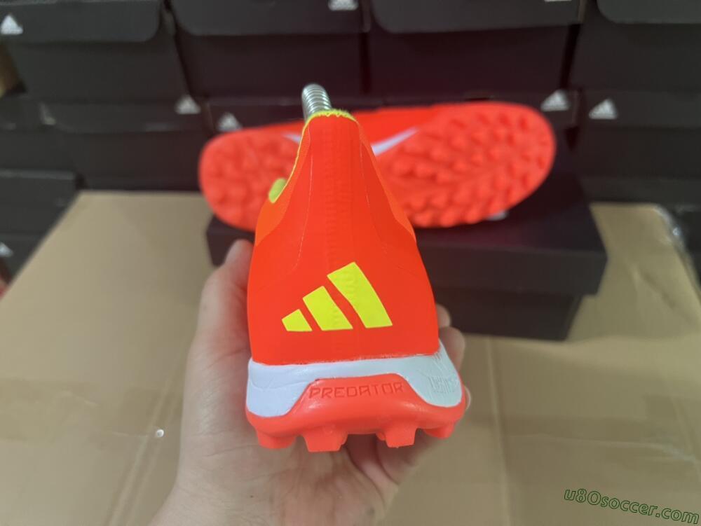 Adidas Predator 24 Elite TF Artificial Turf Soccer Shoes - Red/Black/White