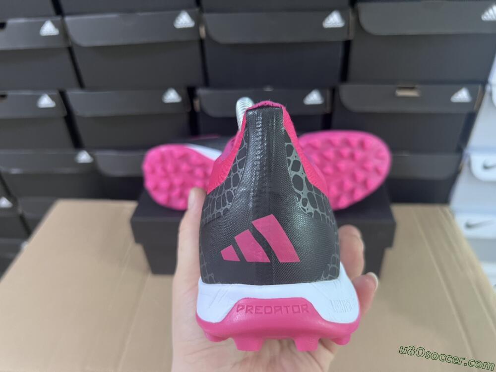 Adidas Predator 24 Elite TF Artificial Turf Soccer Shoes - Black/Red/White