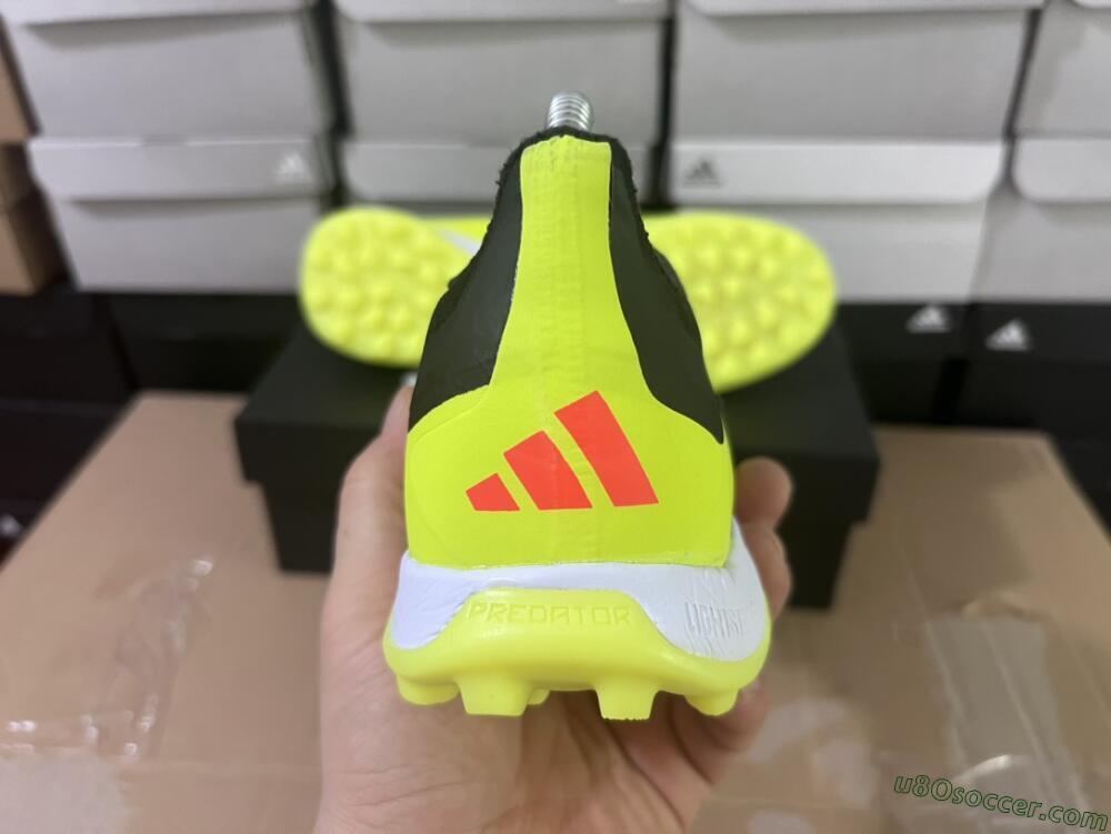 Adidas Predator Accuracy Elite TF Artificial Turf Soccer Shoes - Yellow/Black/Silver